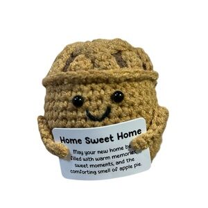 Crocheted Apple Pie Plush